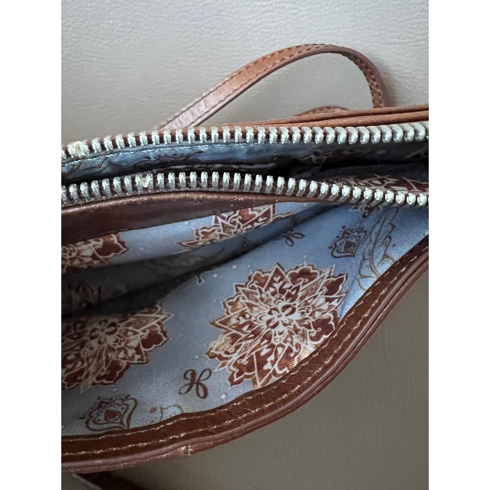 Hobo International Bag CADENCE Leather Crossbody Small Purse Brown - Picture 9 of 9
